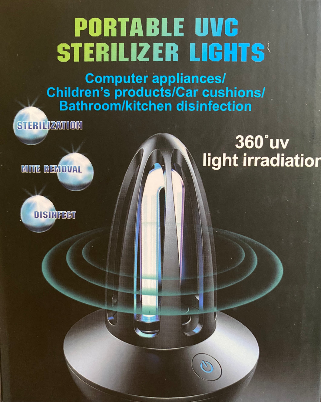 Portable UV-C Sterilizer Light